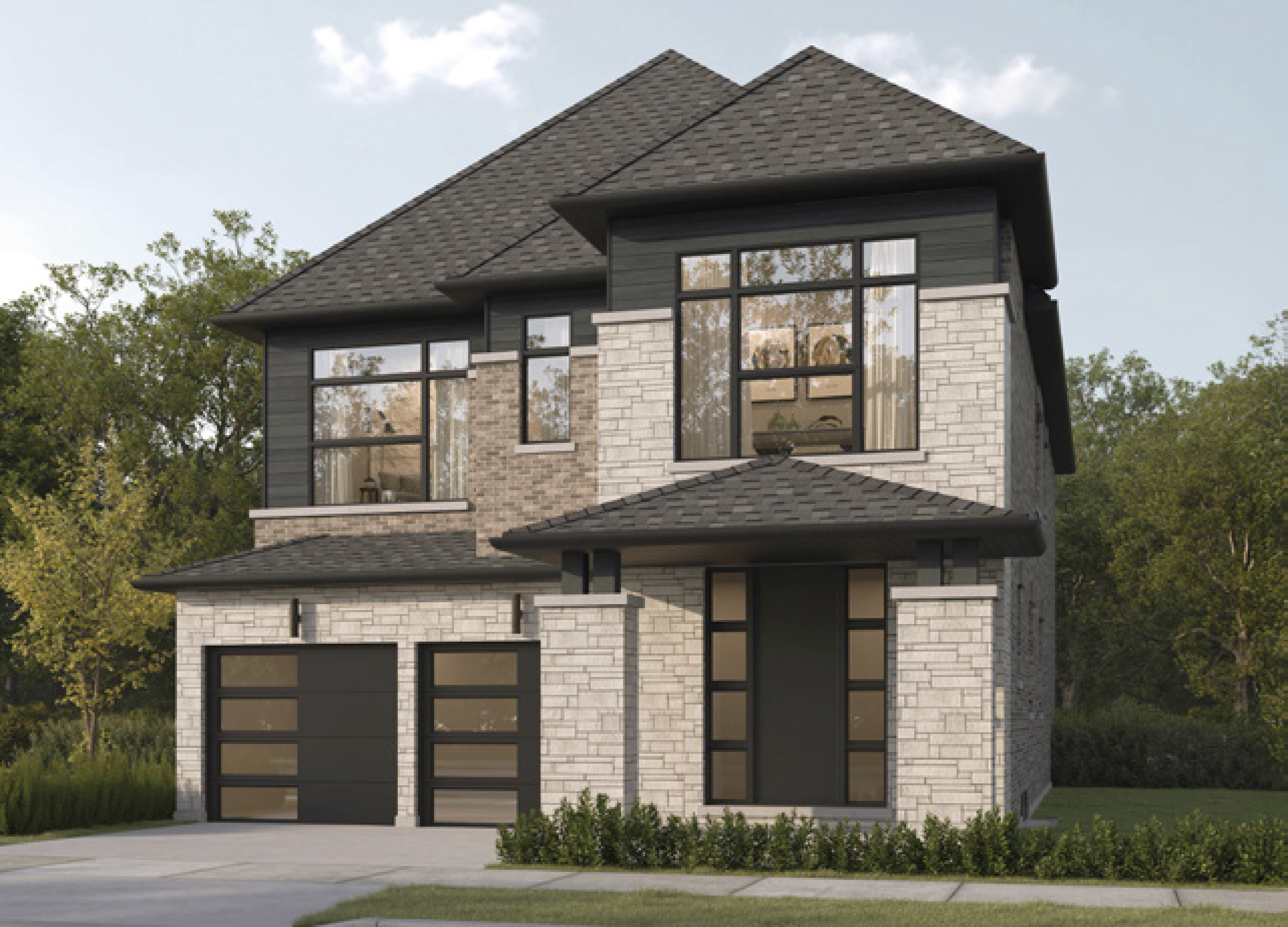 The 38 inch wycombe detached Exterior Render Image